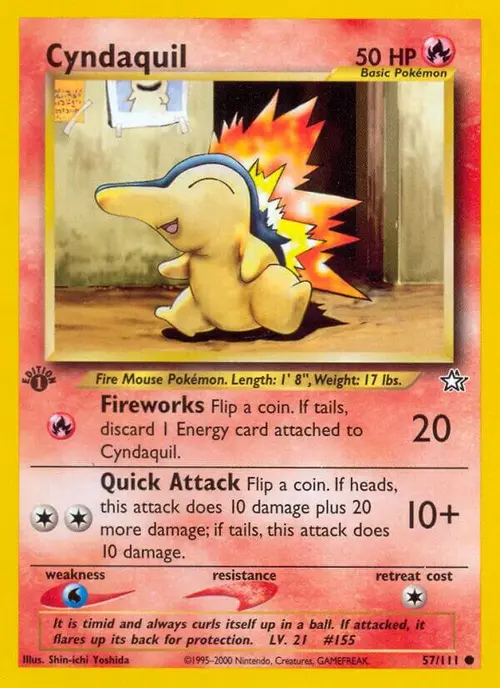 Cyndaquil (57) card art