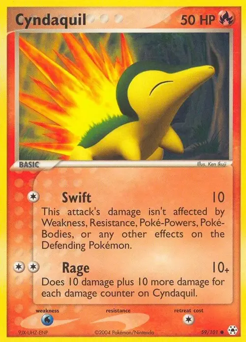 Cyndaquil card art