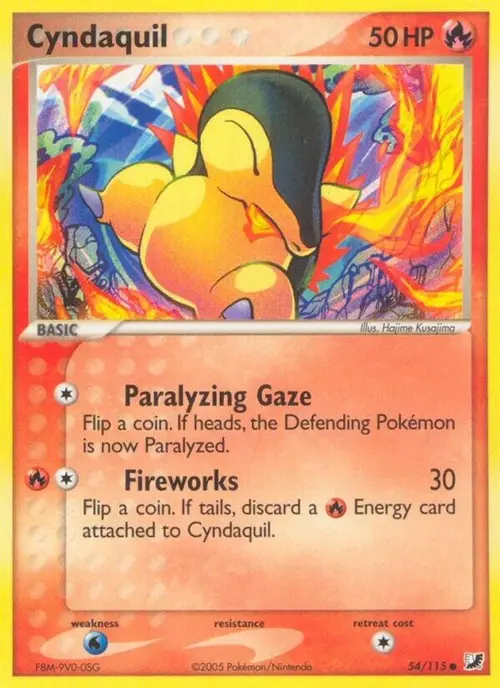 Cyndaquil card art