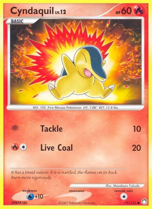 Cyndaquil card art