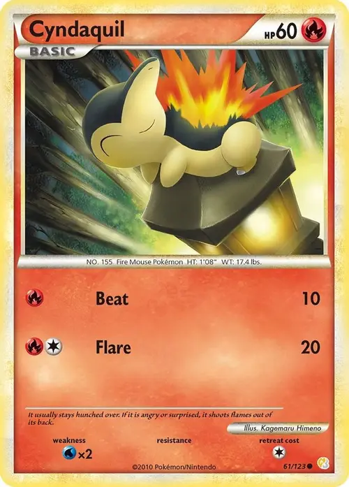 Cyndaquil card art