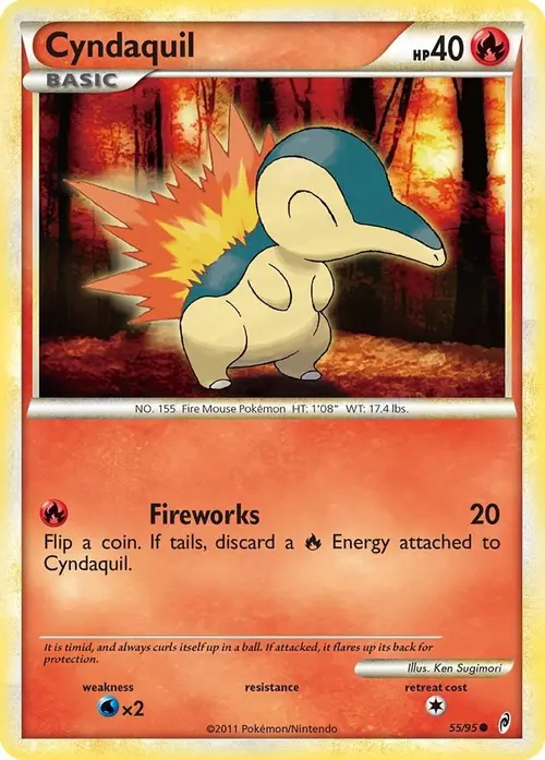 Cyndaquil card art