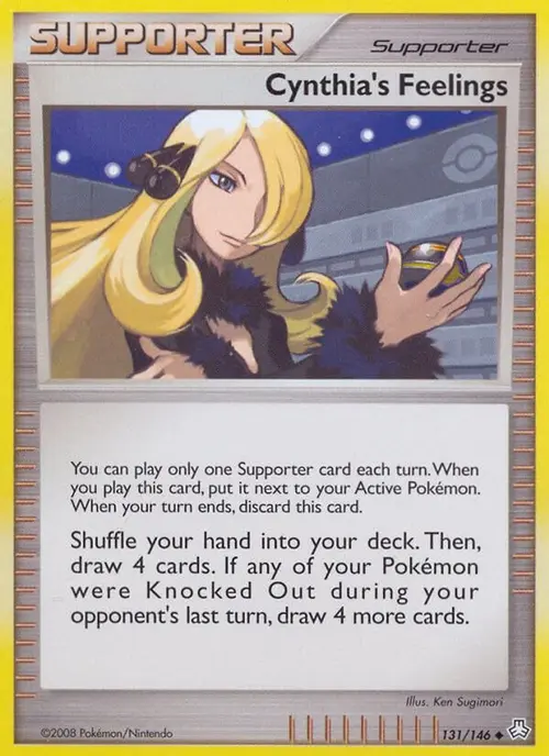 Cynthia's Feelings card art