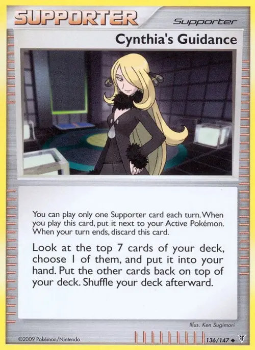 Cynthia's Guidance card art