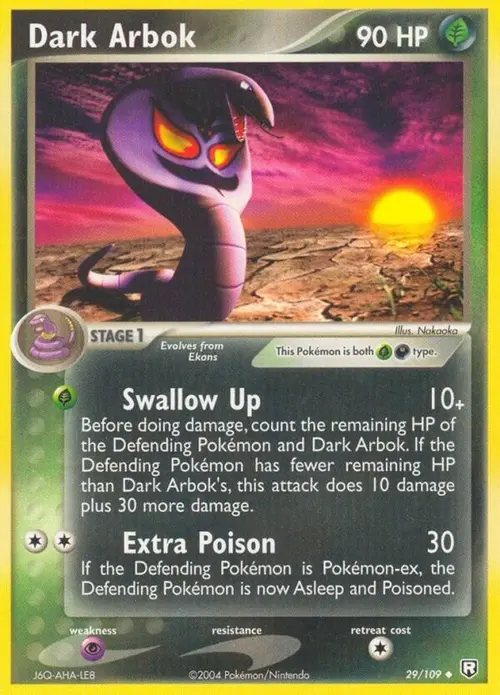 Dark Arbok card art