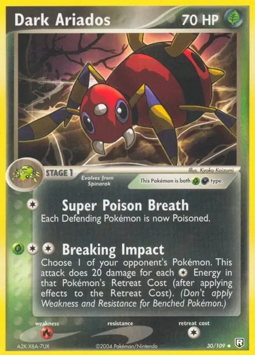 Dark Ariados card art