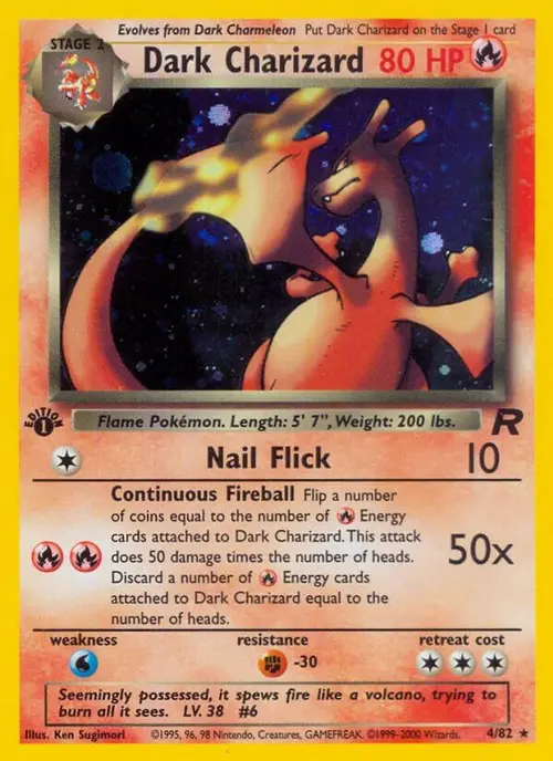 Dark Charizard (4) card art