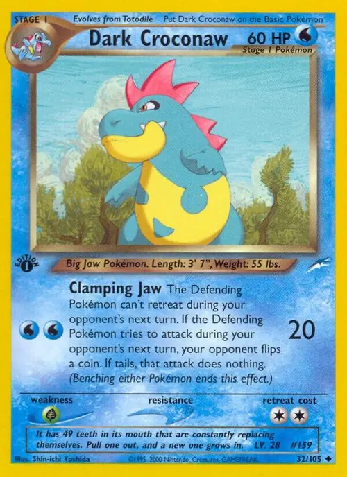 Dark Croconaw card art