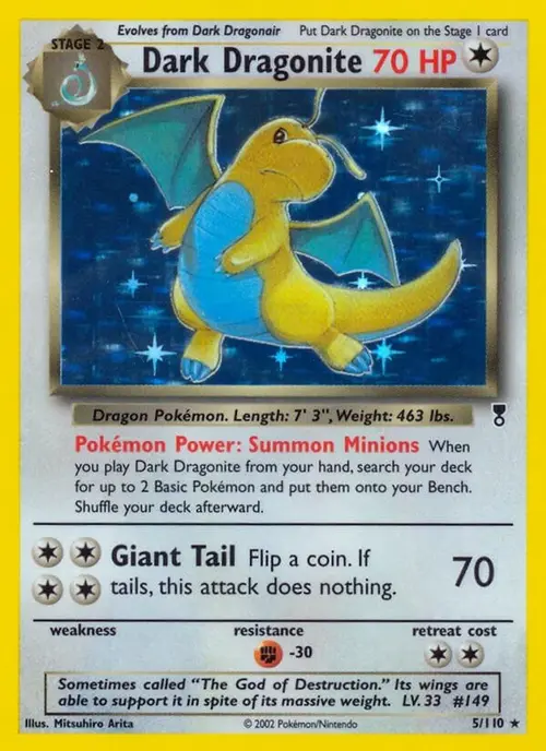 Dark Dragonite card art