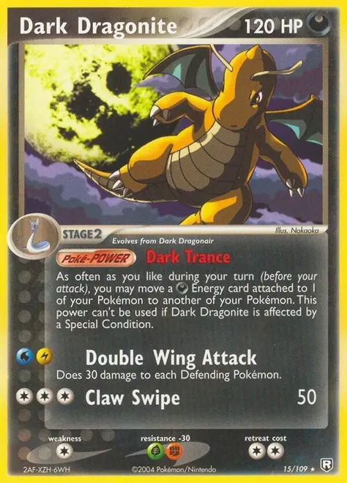 Dark Dragonite card art