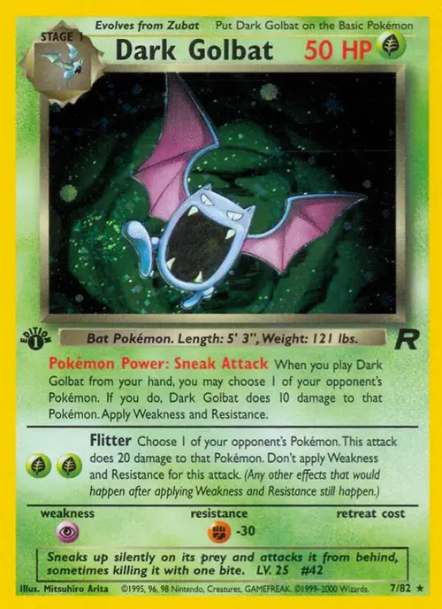 Dark Golbat (7) card art
