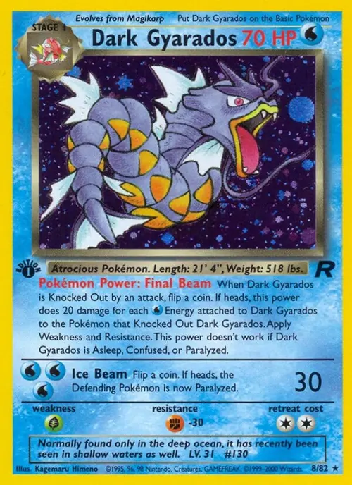Dark Gyarados (8) card art