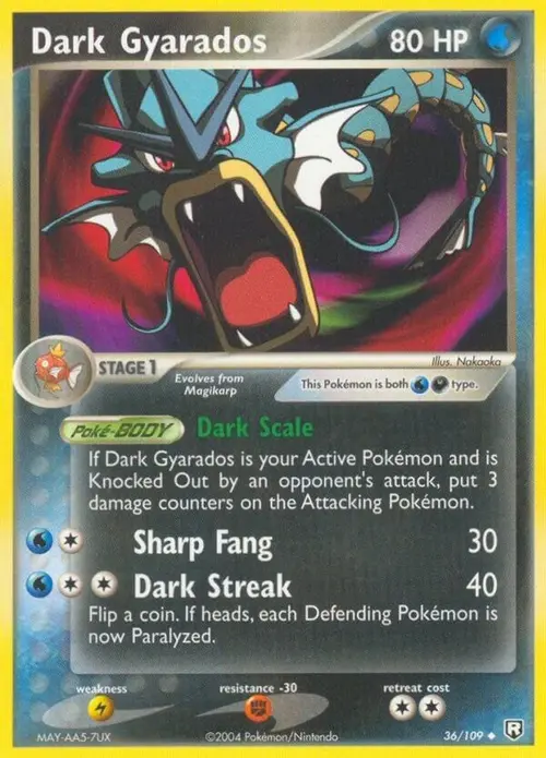 Dark Gyarados card art