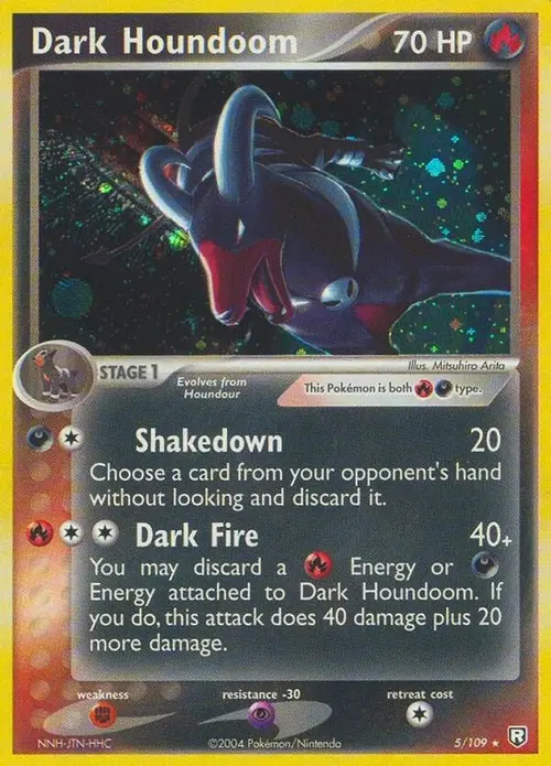 Dark Houndoom - 005/109 card art