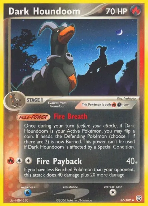 Dark Houndoom - 037/109 card art
