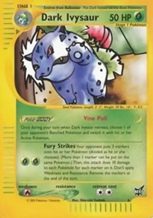Dark Ivysaur - 6 card art