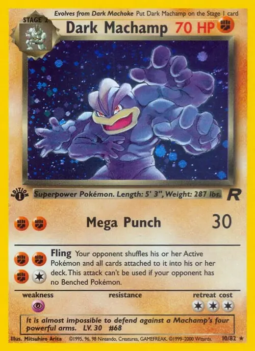 Dark Machamp (10) card art