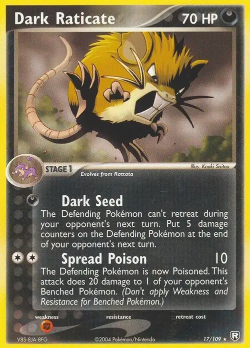 Dark Raticate card art