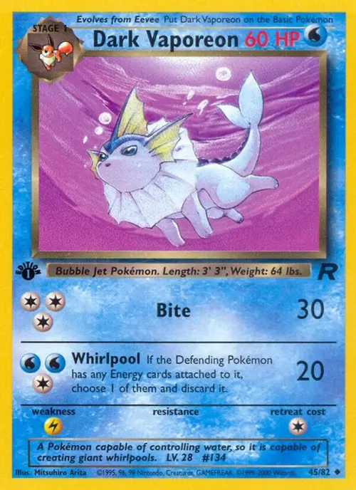 Dark Vaporeon card art