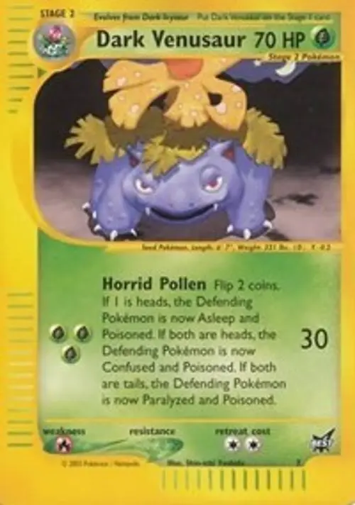 Dark Venusaur - 7 card art