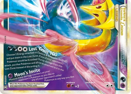 Darkrai & Cresselia Legend (Bottom) card art