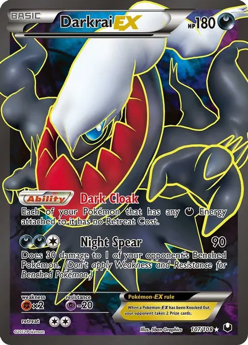 Darkrai EX (107 Full Art) card art
