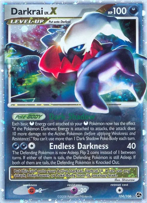 Darkrai LV.X card art