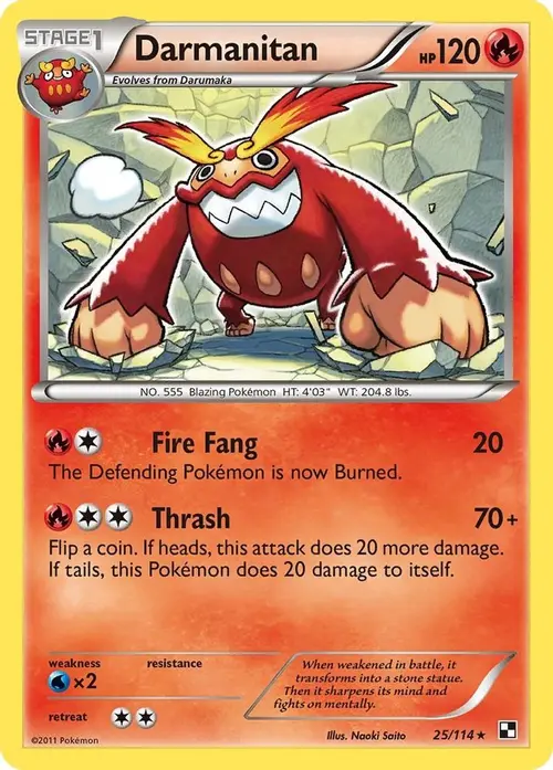 Darmanitan card art