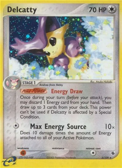 Delcatty - 5/109 card art