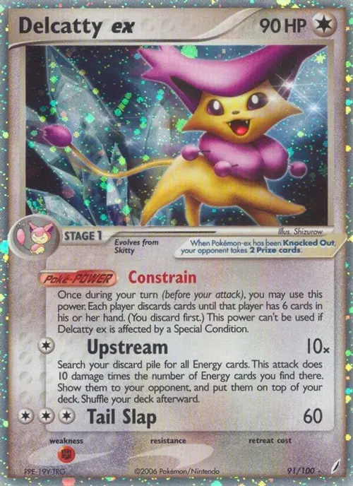 Delcatty ex card art