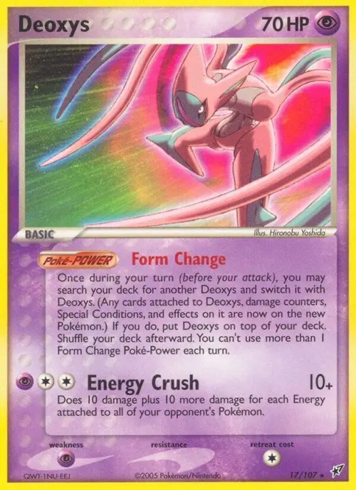 Deoxys (Attack Forme) card art