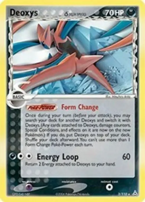 Deoxys (Delta Species - Attack Forme) card art
