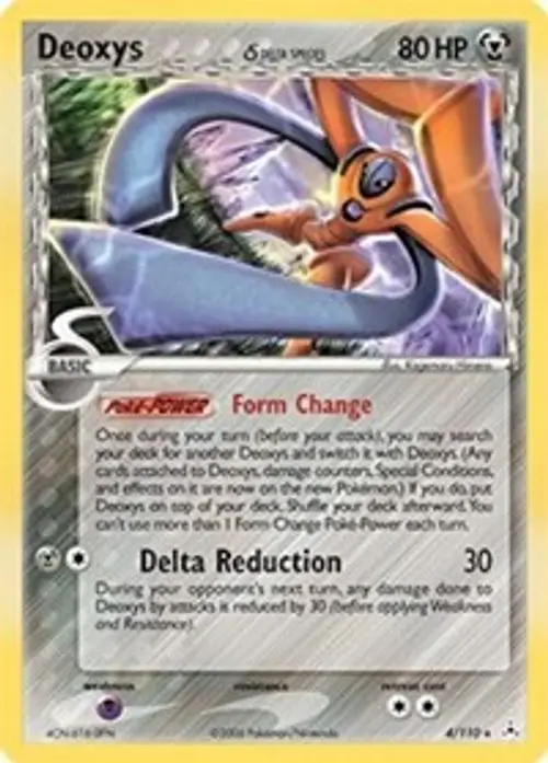Deoxys (Delta Species - Defense Forme) card art