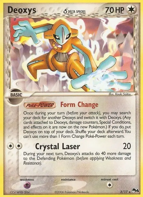 Deoxys (Delta Species) card art