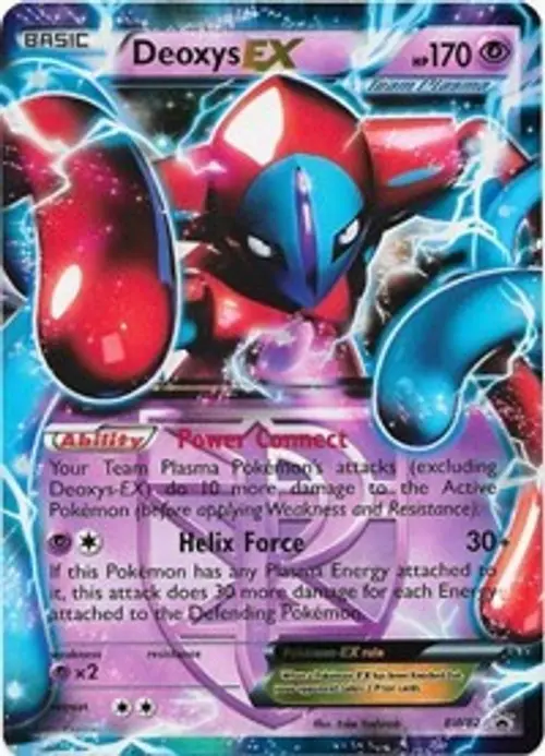 Deoxys EX (Team Plasma) - BW82 card art