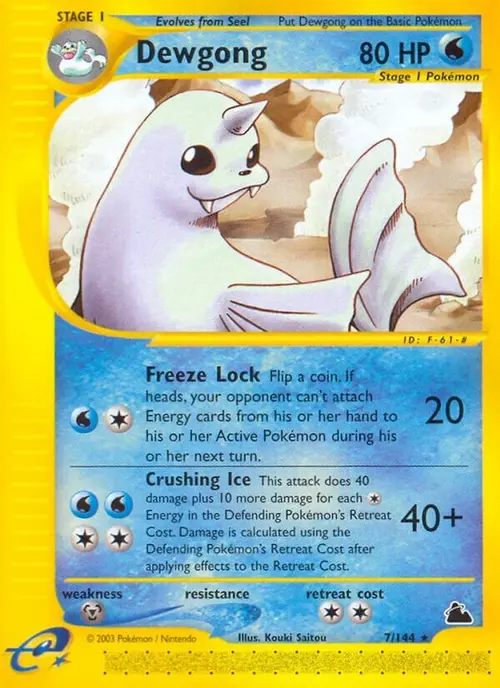 Dewgong (7) card art