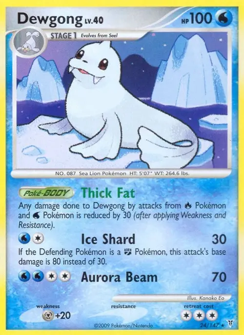 Dewgong card art