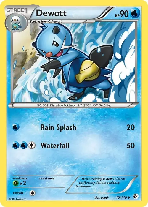 Dewott card art