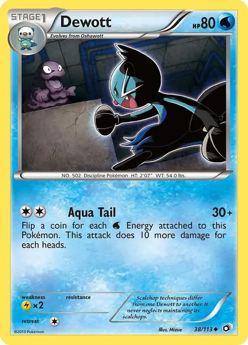 Dewott card art