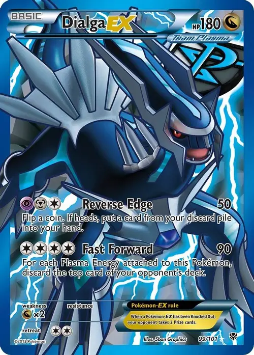 Dialga EX (Team Plasma) (99 Full Art) card art