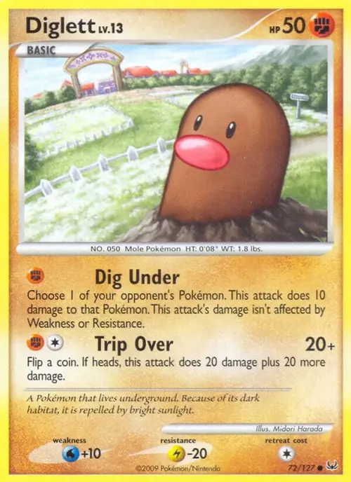 Diglett card art