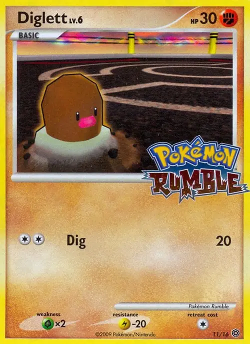 Diglett card art