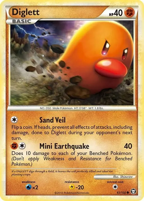 Diglett card art