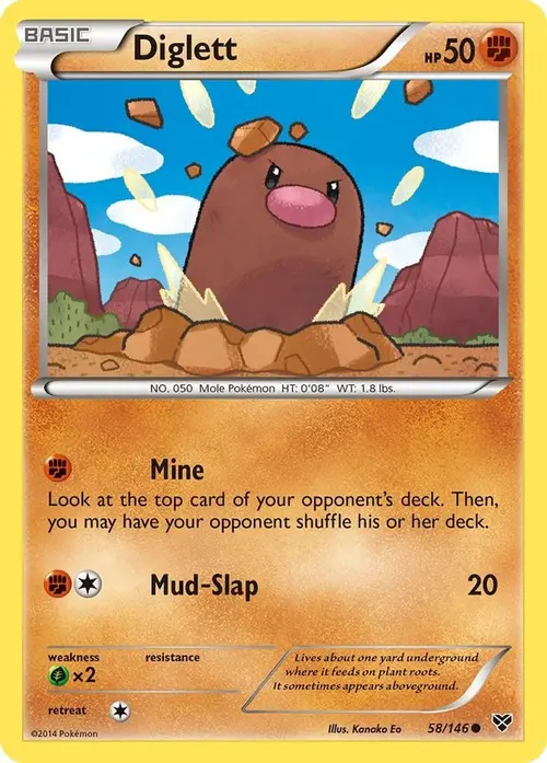 Diglett card art