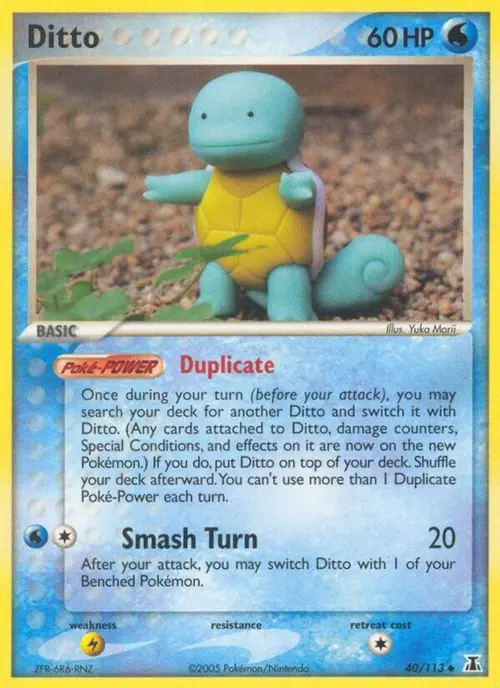 Ditto - 040/113 (Squirtle) card art