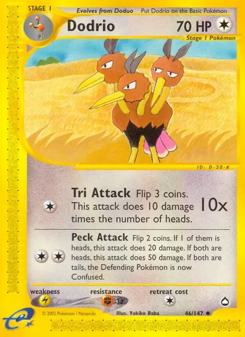 Dodrio card art