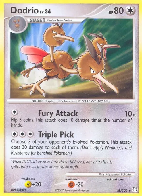 Dodrio card art