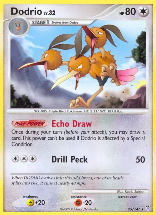 Dodrio card art