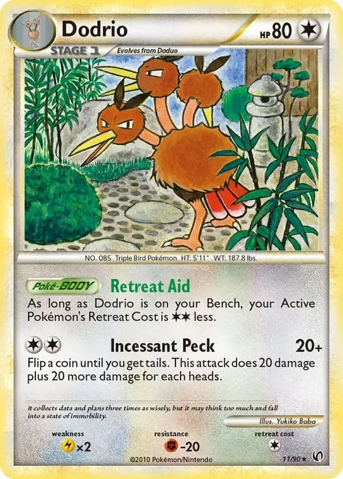Dodrio card art