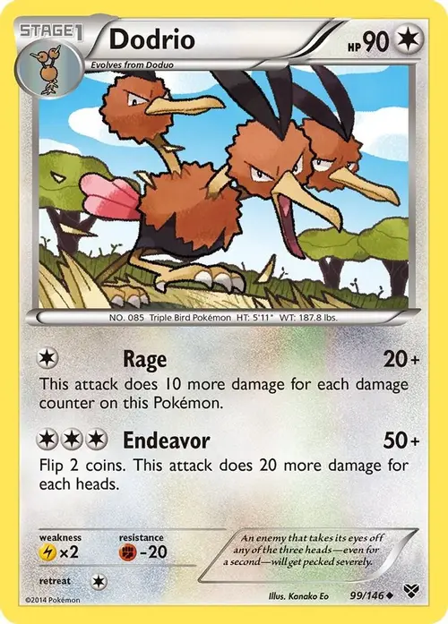 Dodrio card art